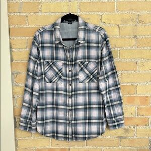 Sanctuary Plaid Button-Up Shirt